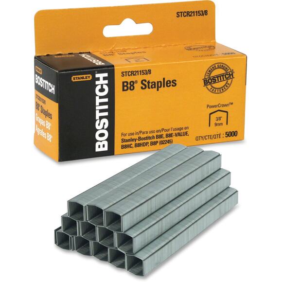 Bostitch B8 Premium PowerCrown Staples – 3 Boxes - Picture 1 of 5